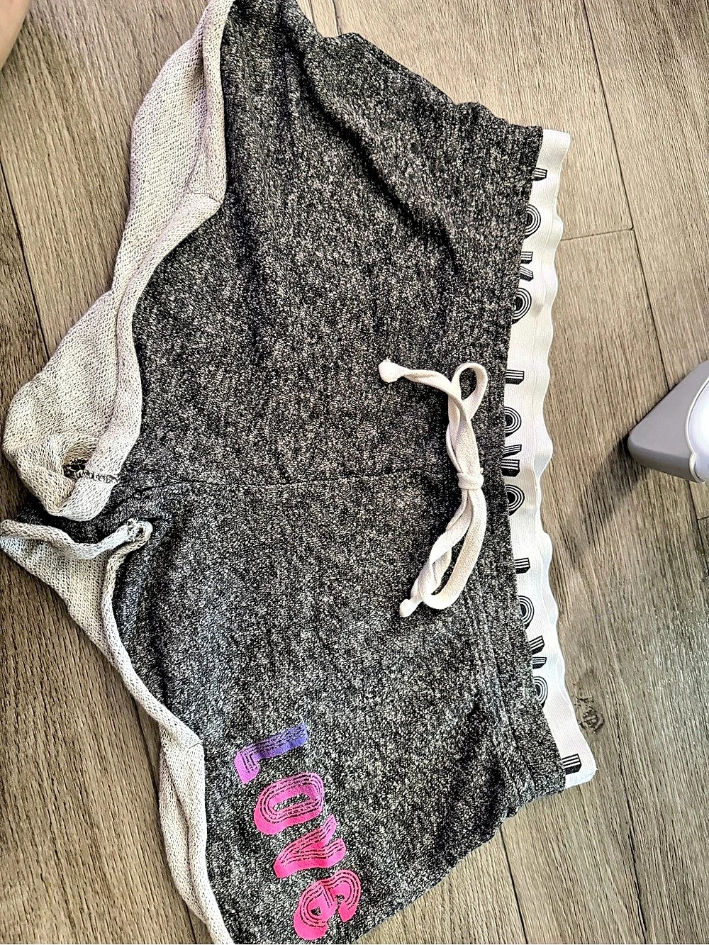 Women’s Grey lounge shorts